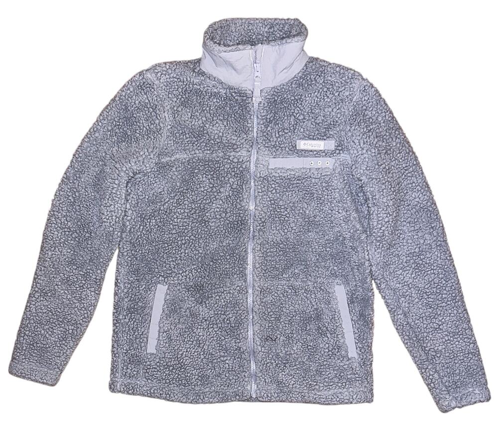 Columbia West Bend Full-Zip Gray Fleece Jacket Women's XS